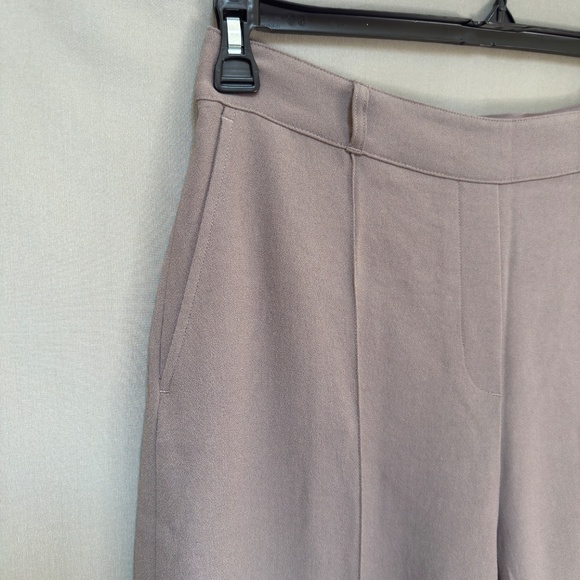 NWT Spanx Crepe Straight Leg Pull On Pants, Purple, Size XL, Elastic Waist Band - Picture 5 of 12